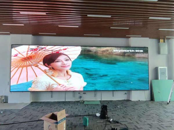 迎江P1.53led小间距屏安装案例